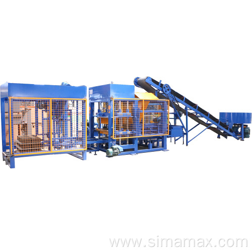 QT4-25 solid concrete building paver block making machine